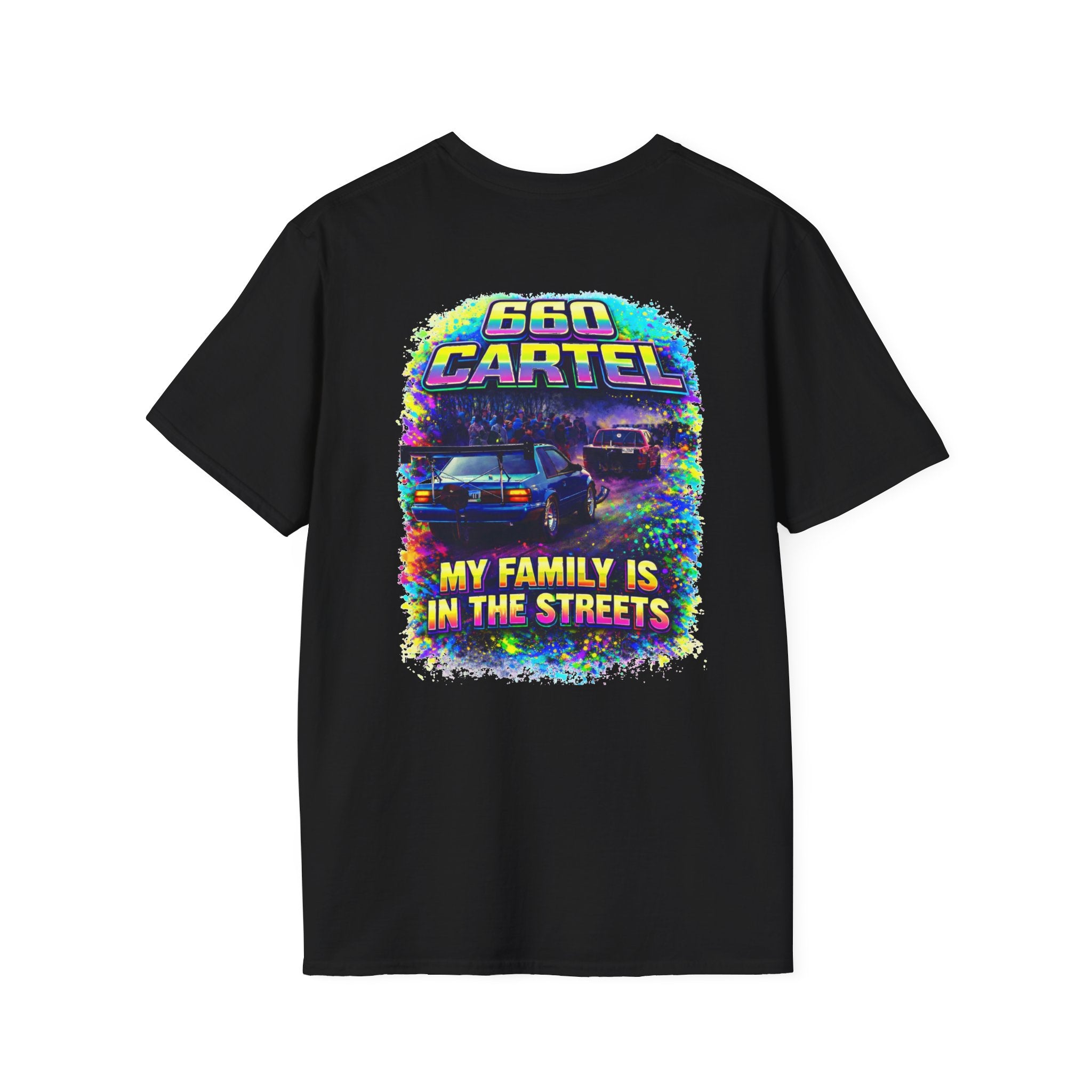 T-Shirt — 660 Cartel "My Family Is In The Streets" Retro Streetwear Tee